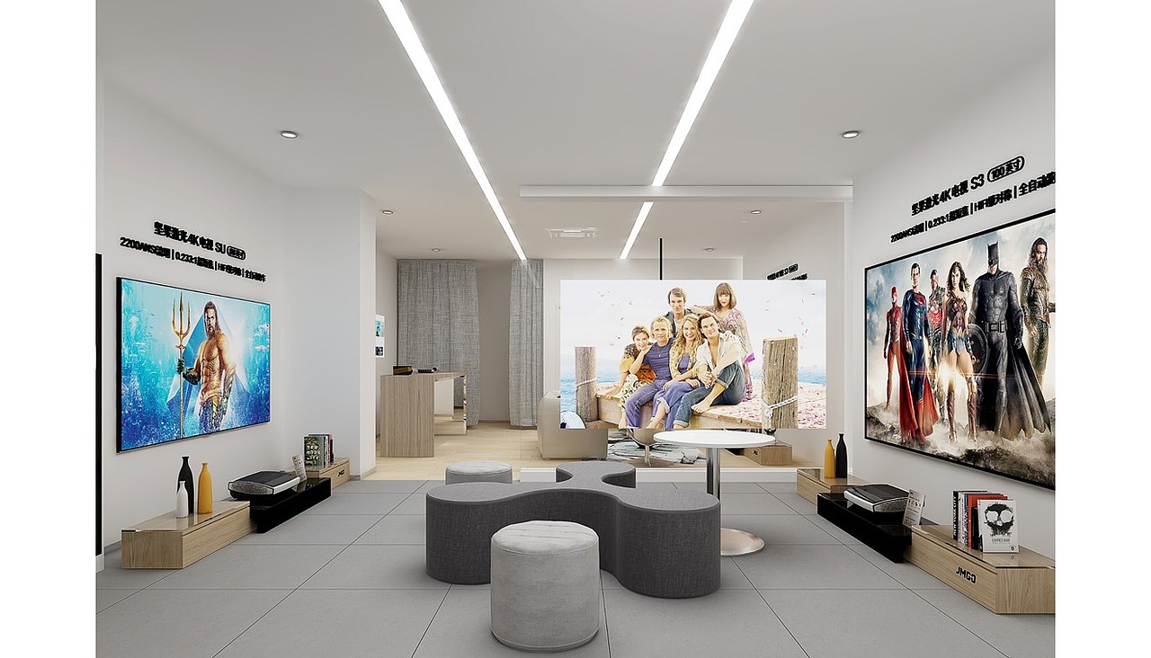 JMGO坚果激光电视线下门店设计案例