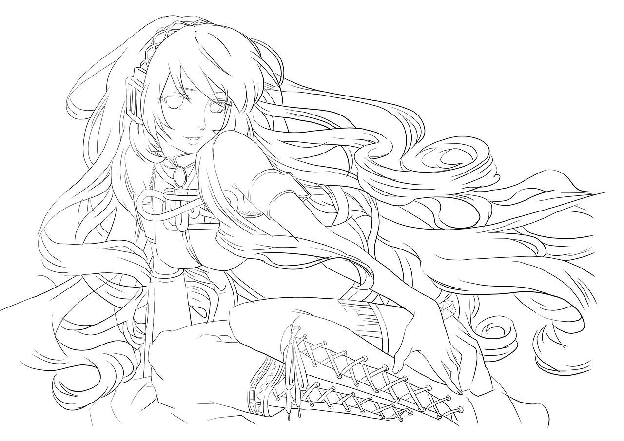 线稿练习（图ZMTkxNDEzOTAw） - 单幅漫画 - 站酷设计师狂奔的阿珂原创素材 - 站酷ZCOOL