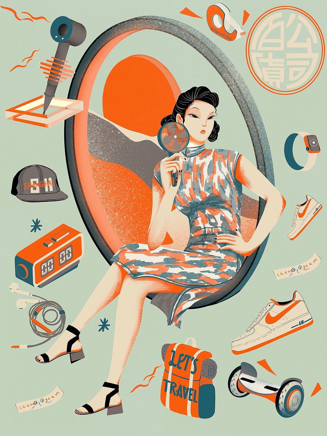 复古画报&procreate插画合集