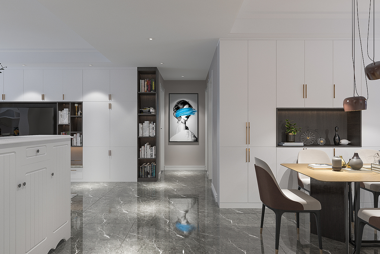 本案注重居家舒适,实用,去掉一切花里胡哨,去繁从简。