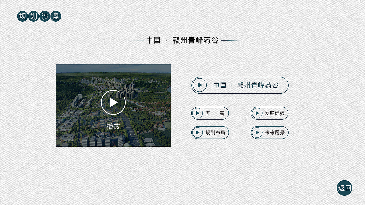 章贡(赣州)医药科创中心多媒体互动界面