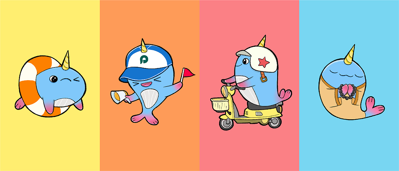 鲲保保 | IP形象打造（图ZMjg5OTI3ODI0） - 商业插画 - 站酷设计师Aloe阿噜原创素材 - 站酷ZCOOL