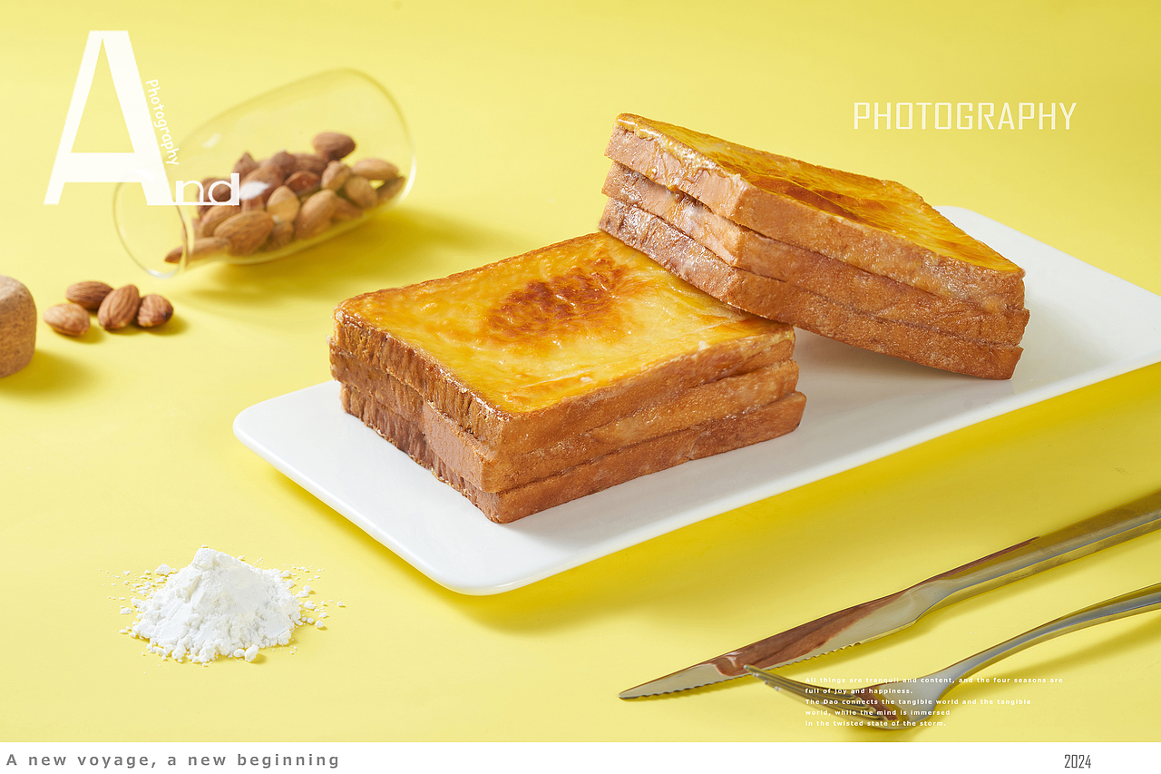 【美食拍摄】早餐小面包