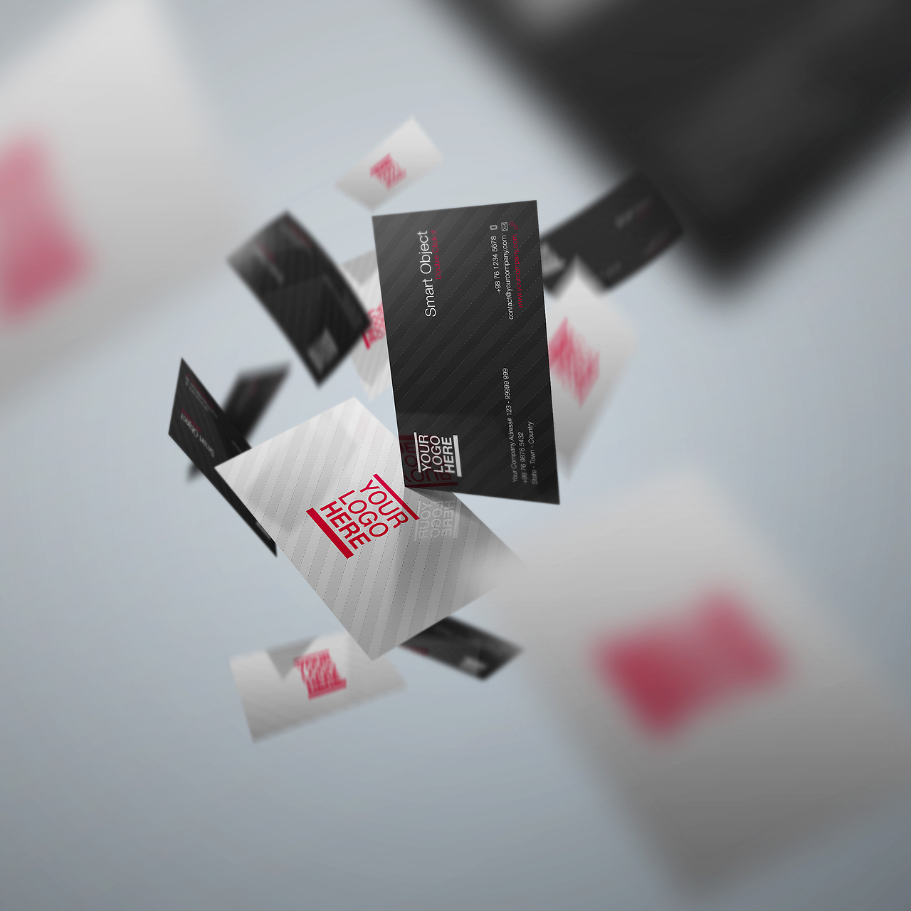 名片设计名片展示样机 高端名片分享 名片设计案例分享