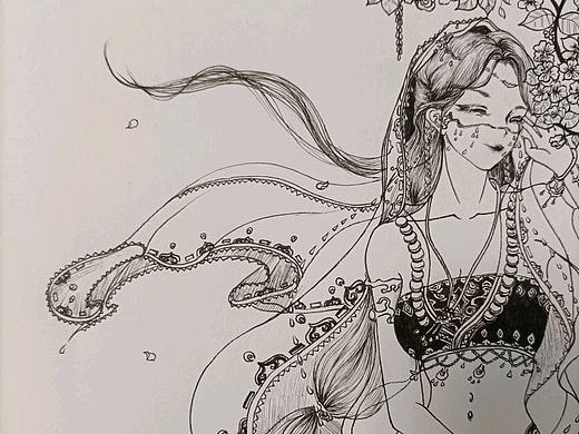 巧笑倩兮 美目盼兮（個(gè)人主頁(yè)-ZNjMwNzk3MjQ=） - 繪畫 - 站酷設(shè)計(jì)師芮臨原創(chuàng)素材 - 站酷ZCOOL