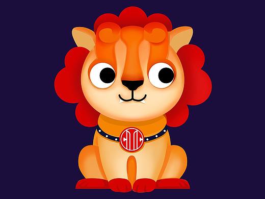 银行IP卡通形象设计-萌狮小信