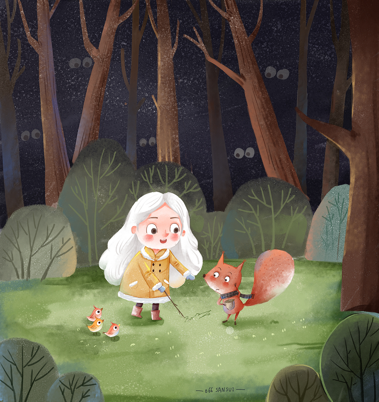 近期儿童插画小节