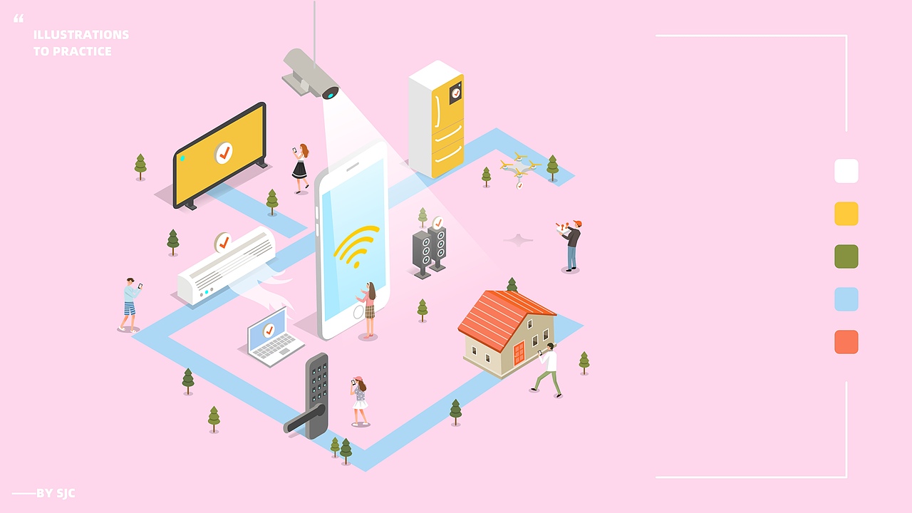 插画练习（图ZMTgxNDA5NzU2） - 创作习作 - 站酷设计师ooommv原创素材 - 站酷ZCOOL