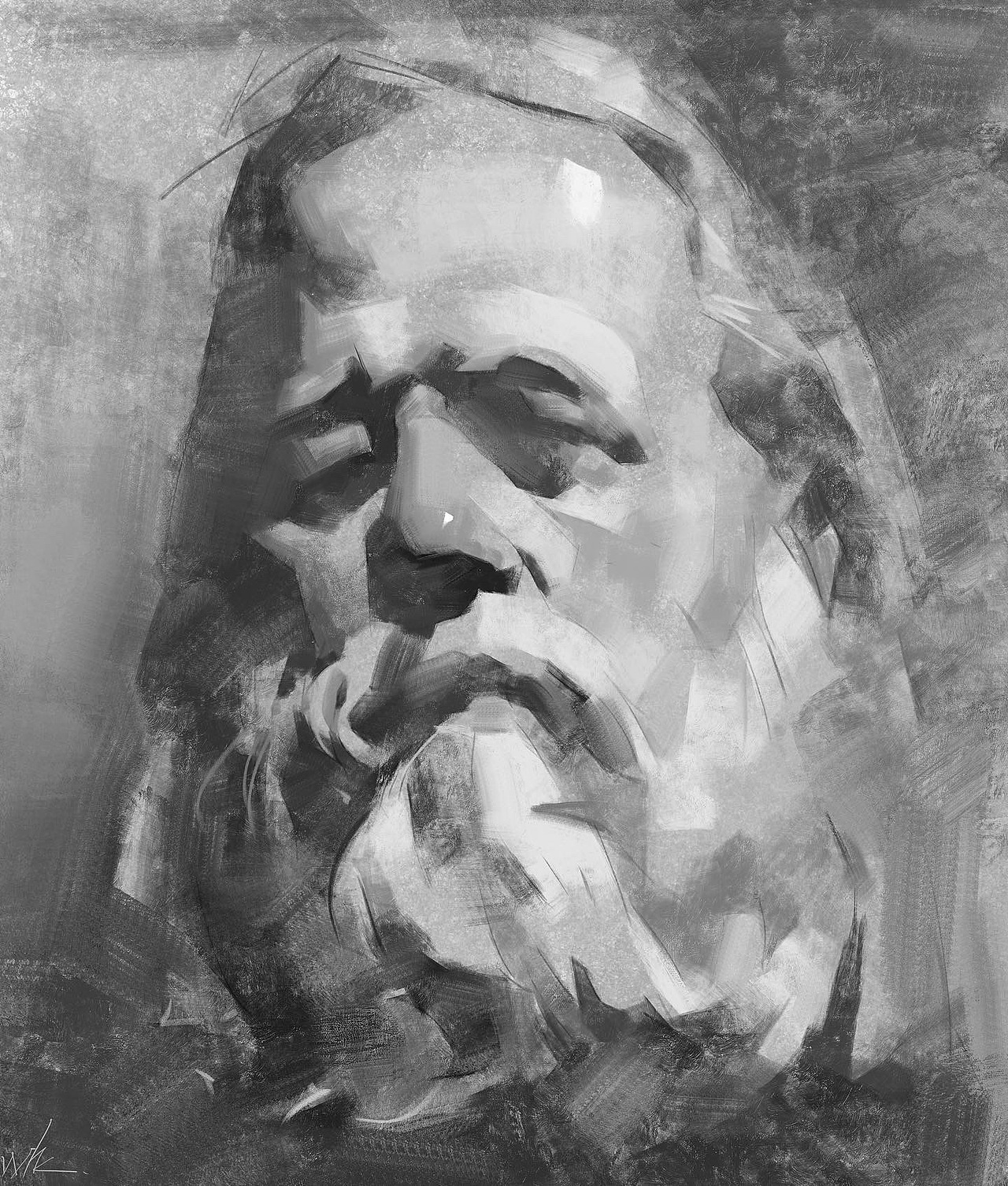 素描肖像练习（图ZMzA3NjcxNzMy） - 绘画 - 站酷设计师T_的cha原创素材 - 站酷ZCOOL