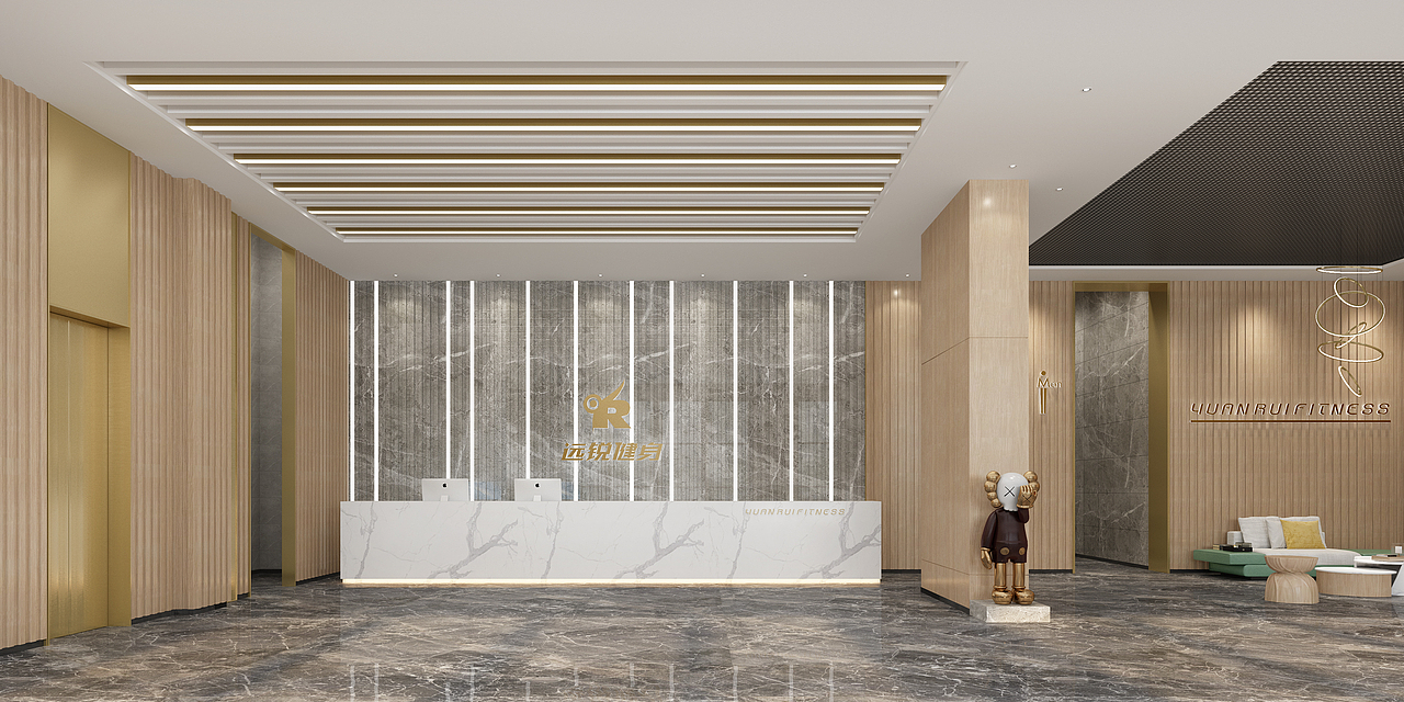 健身房空间设计（图ZMjQ4NTM5Mjk2） - 商业空间设计 - 站酷设计师二零四六DESIGN原创素材 - 站酷ZCOOL