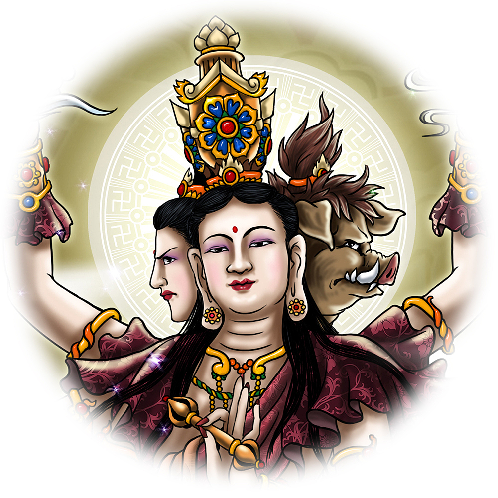 西游记人物谱二十四诸天摩利支天