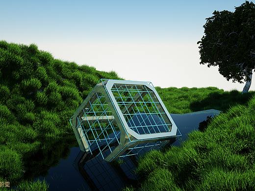 C4D+OC渲染森林景色
