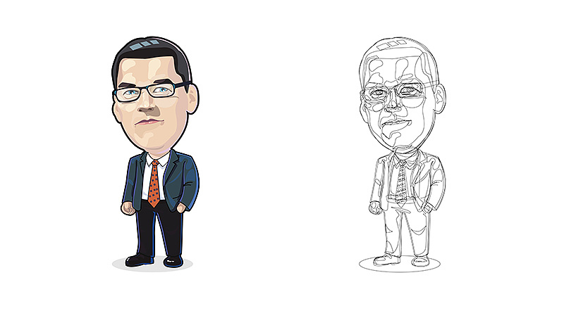 矢量人物形象漫画（图ZMjMwNTQxNTY=） - 单幅漫画 - 站酷设计师大头蚊子SKY原创素材 - 站酷ZCOOL