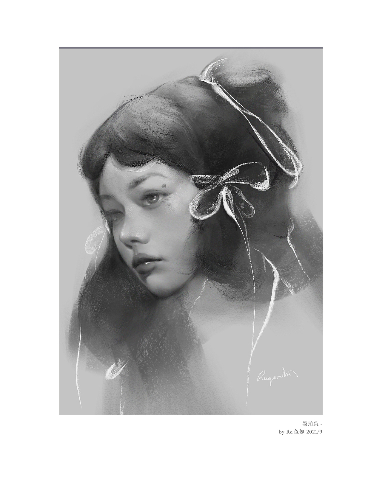 「墨泊集」鱼知/2021作品集2（图ZMjg2MjY2MDky） - 艺术插画 - 站酷设计师RE鱼知原创素材 - 站酷ZCOOL