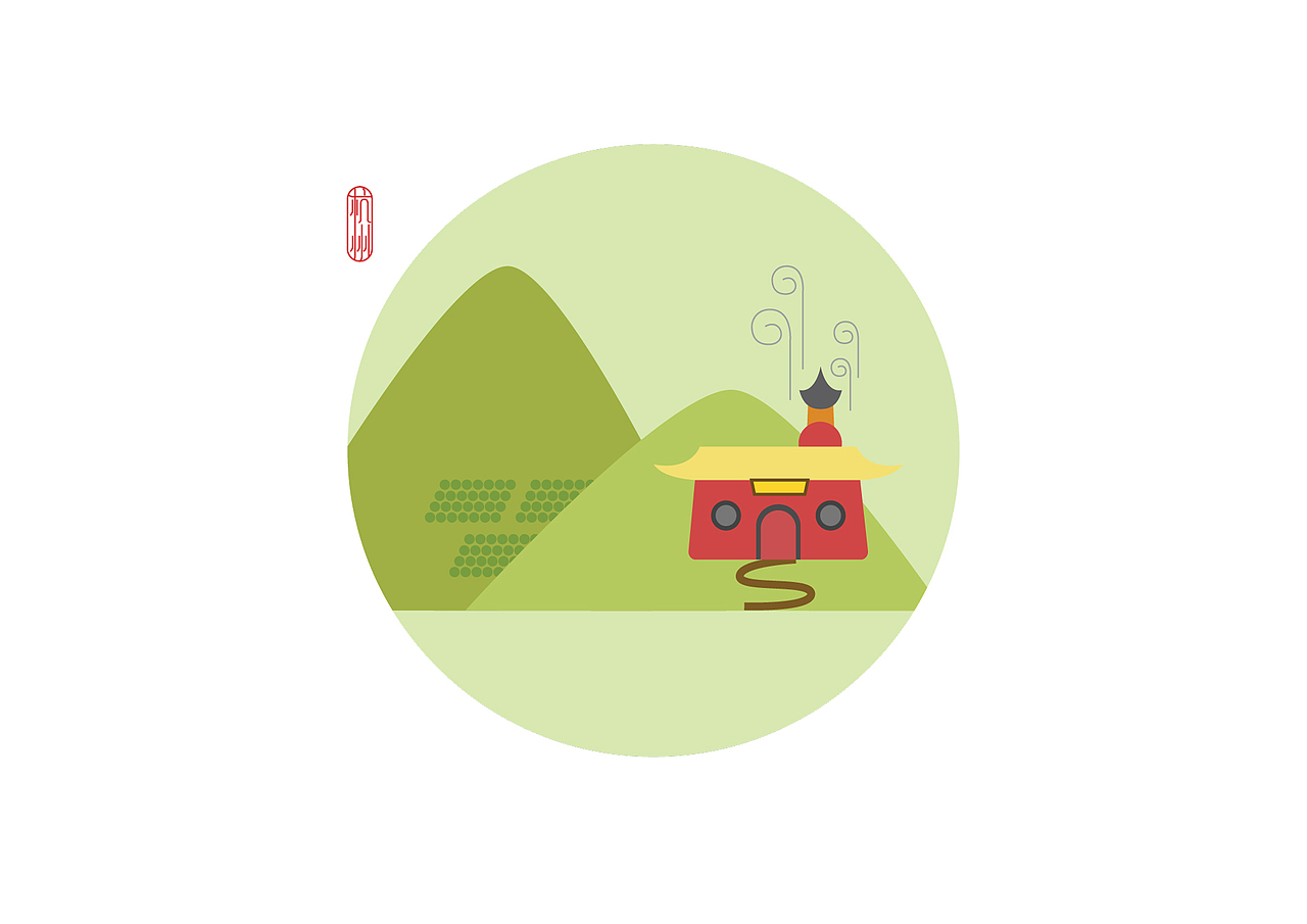 Hangzhou Postcard Design（图ZMjc1MjE1NzY=） - 图案 - 站酷设计师EnihsNus_原创素材 - 站酷ZCOOL