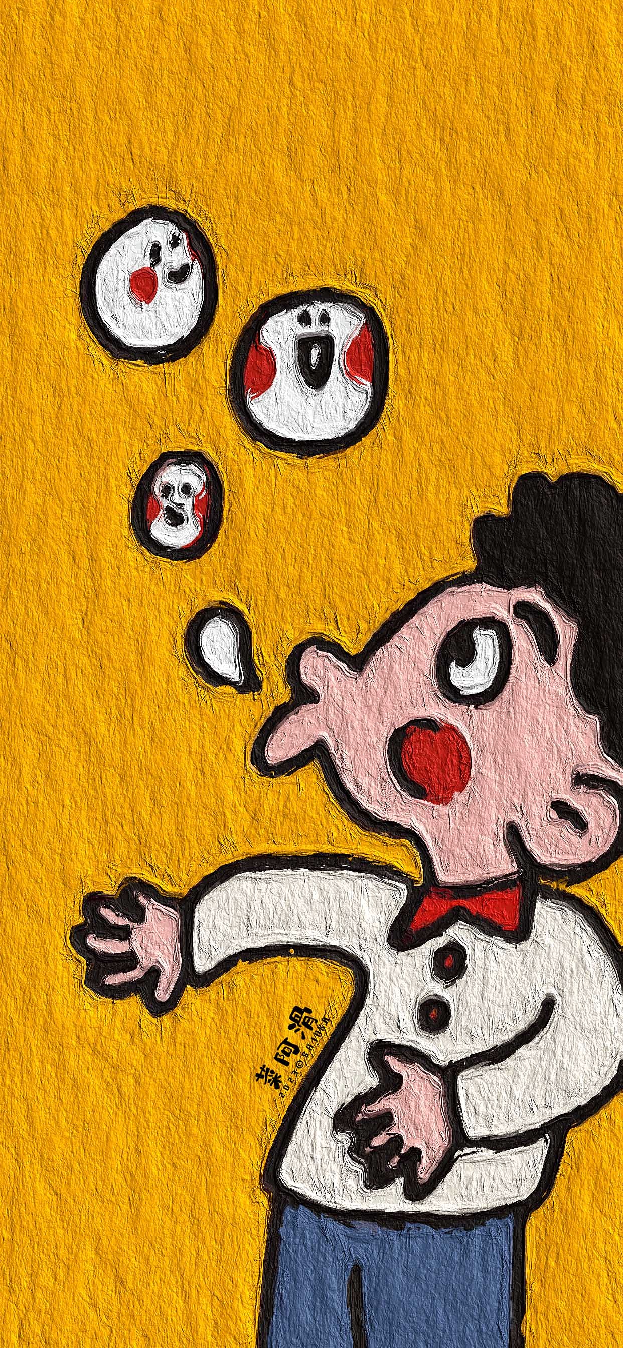 啊哈哈，又是我。涂鸦壁纸，爱的抱抱！（图ZMzM5Njk0MjU2） - 闪屏/壁纸 - 站酷设计师菜阿滑原创素材 - 站酷ZCOOL