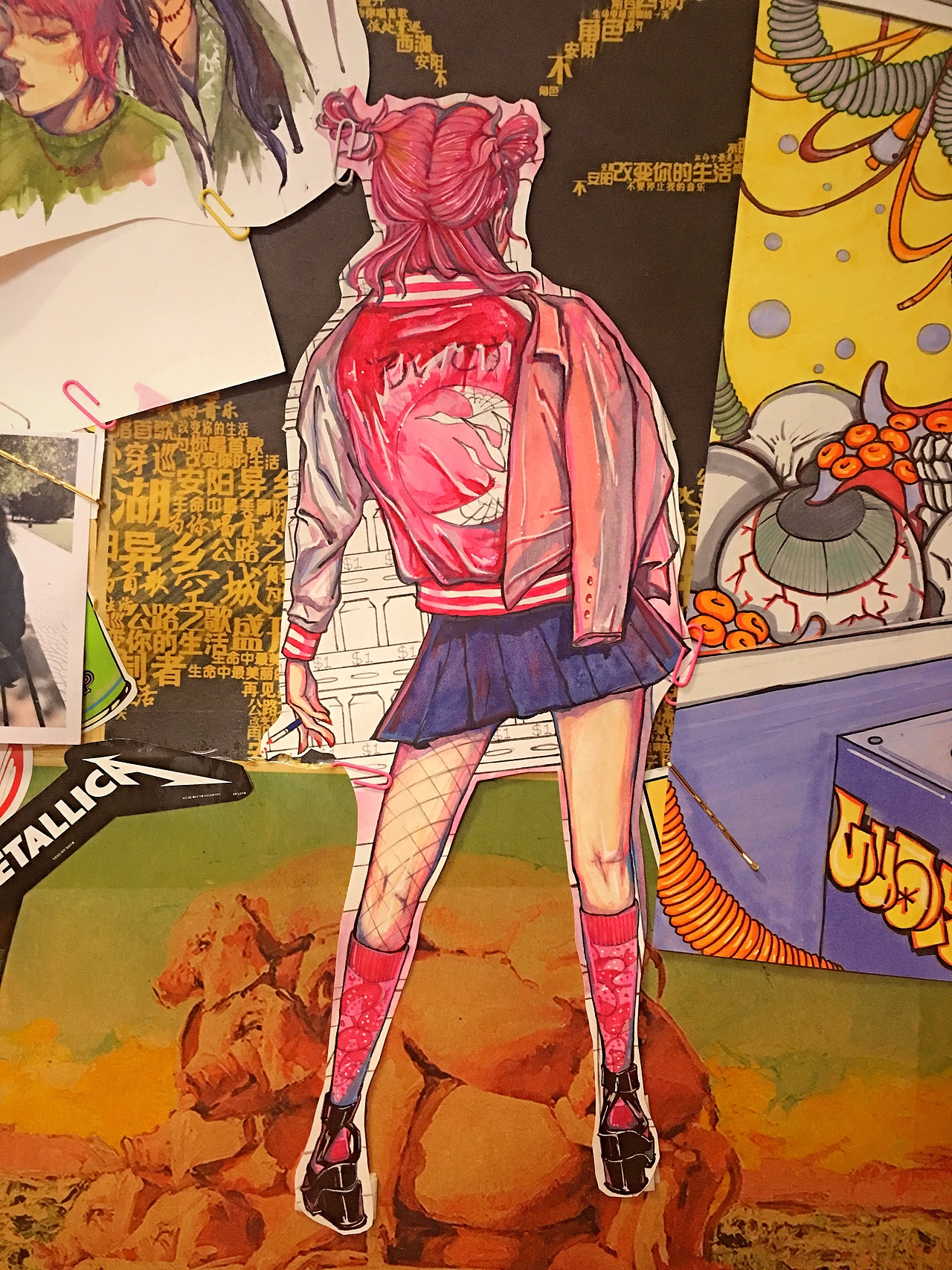 NOVEMBER（图ZNjY0MjU5MTY=） - 新锐潮流插画 - 站酷设计师Guan关Qi琦原创素材 - 站酷ZCOOL