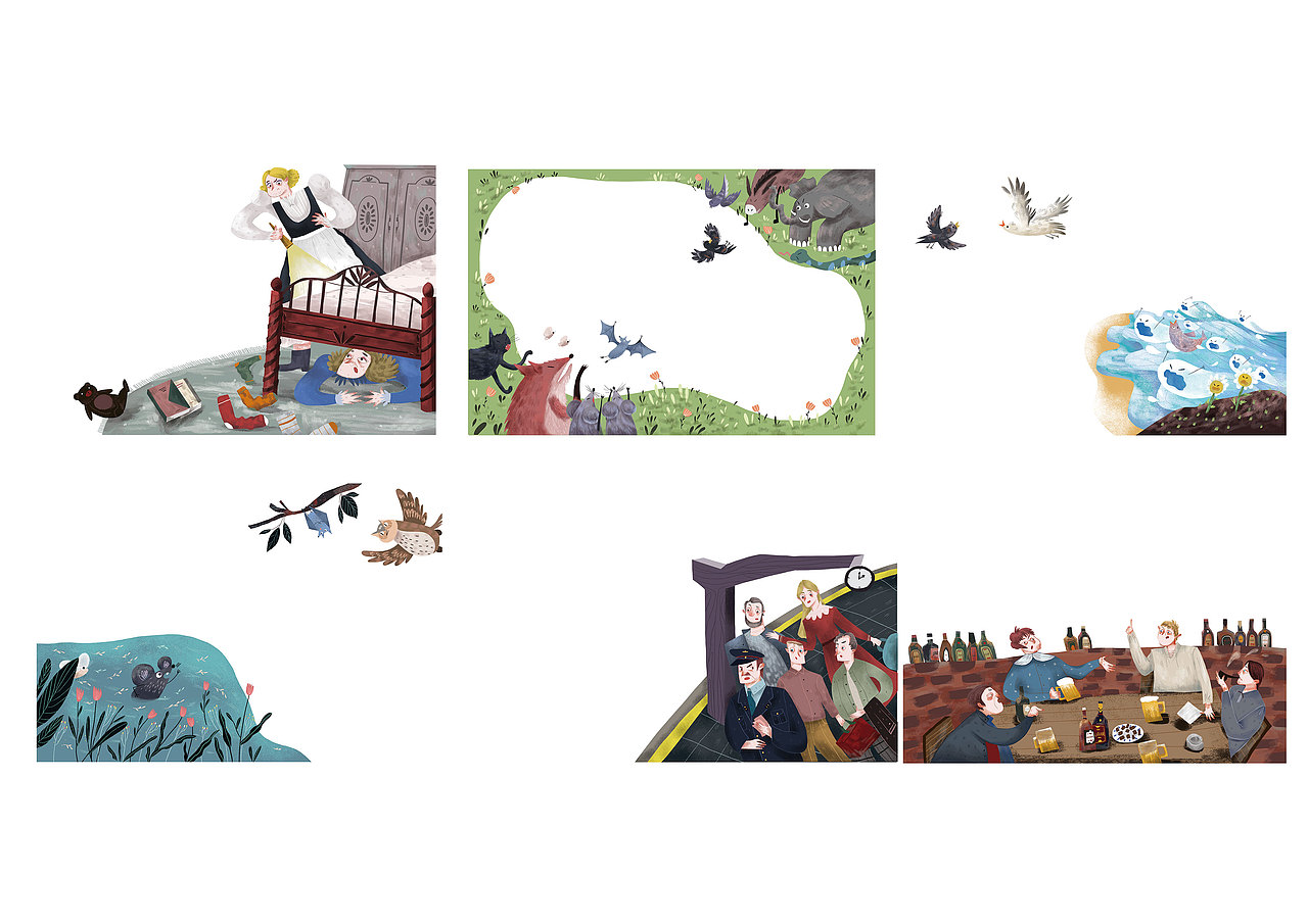 2019儿童插画商稿小集（图ZMTk2NDM4MTA4） - 儿童插画 - 站酷设计师小雨人Meng原创素材 - 站酷ZCOOL