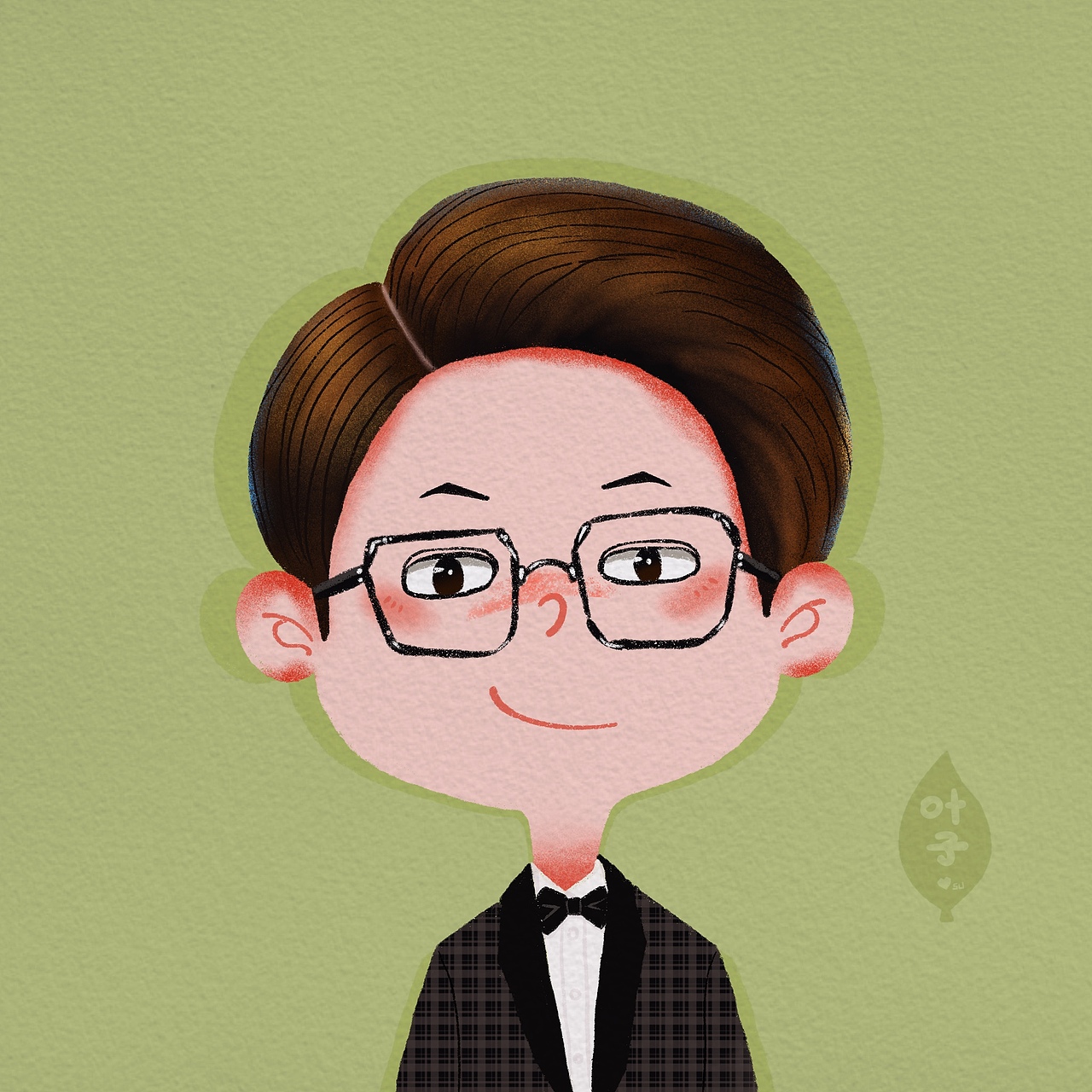 近日作品合集｜插画头像系列（图ZMjUwNDU5NzI4） - 创作习作 - 站酷设计师叶子插画原创素材 - 站酷ZCOOL