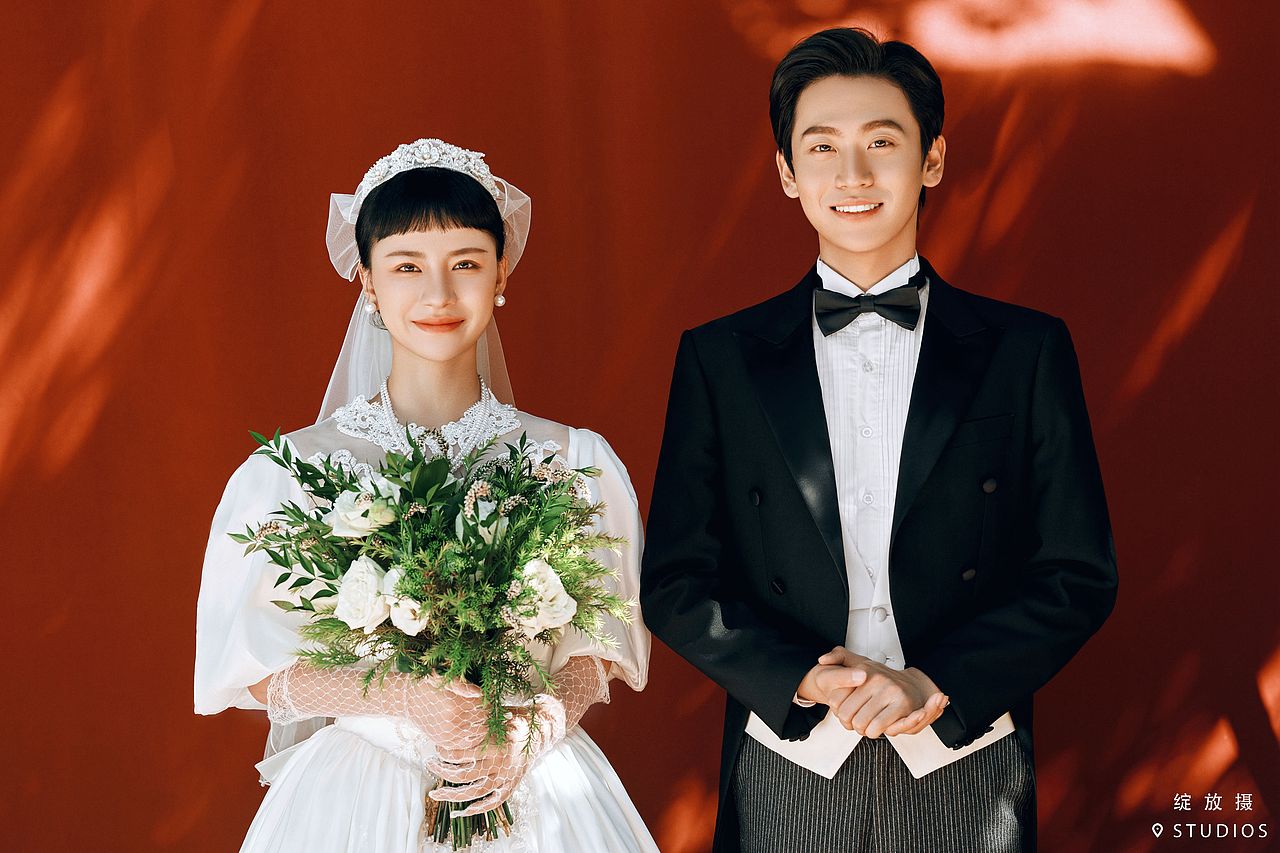 电影级别的复古胶片婚纱照