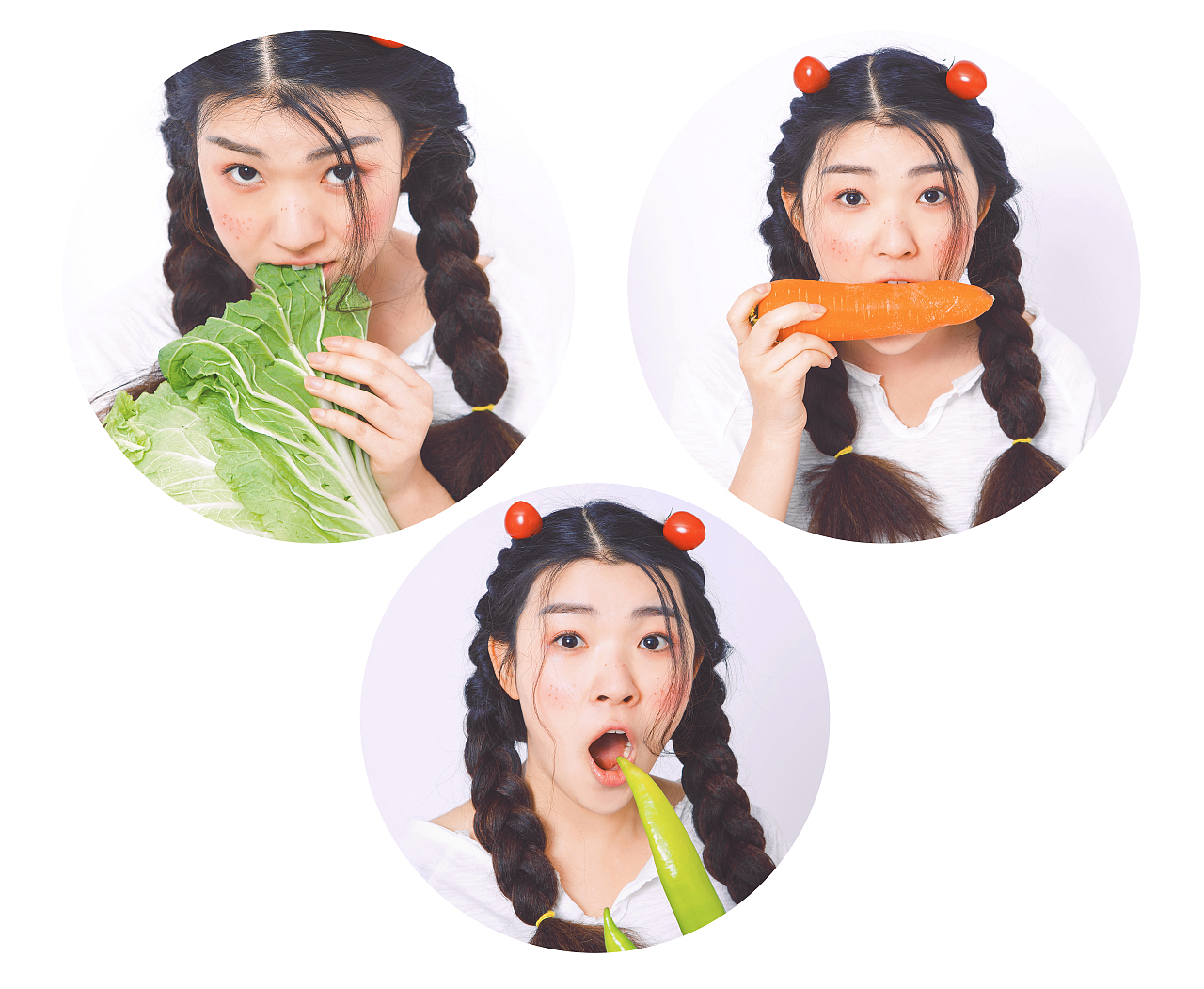 我与蔬菜的美好时光（图ZNDY4MjM3NjA=） - 人像摄影 - 站酷设计师冰箱里的大象ps原创素材 - 站酷ZCOOL