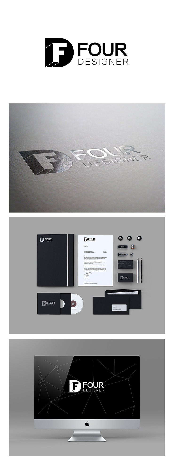 室内设计师联合作品共享平台——4D设计 FOUR DESIGNER（图ZNDg2OTI2MDQ=） - Logo - 站酷设计师maxmin0020原创素材 - 站酷ZCOOL