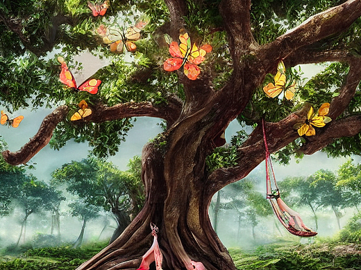 #AI创作实验室#池塘边的榕树上,知了在声声的叫着夏天