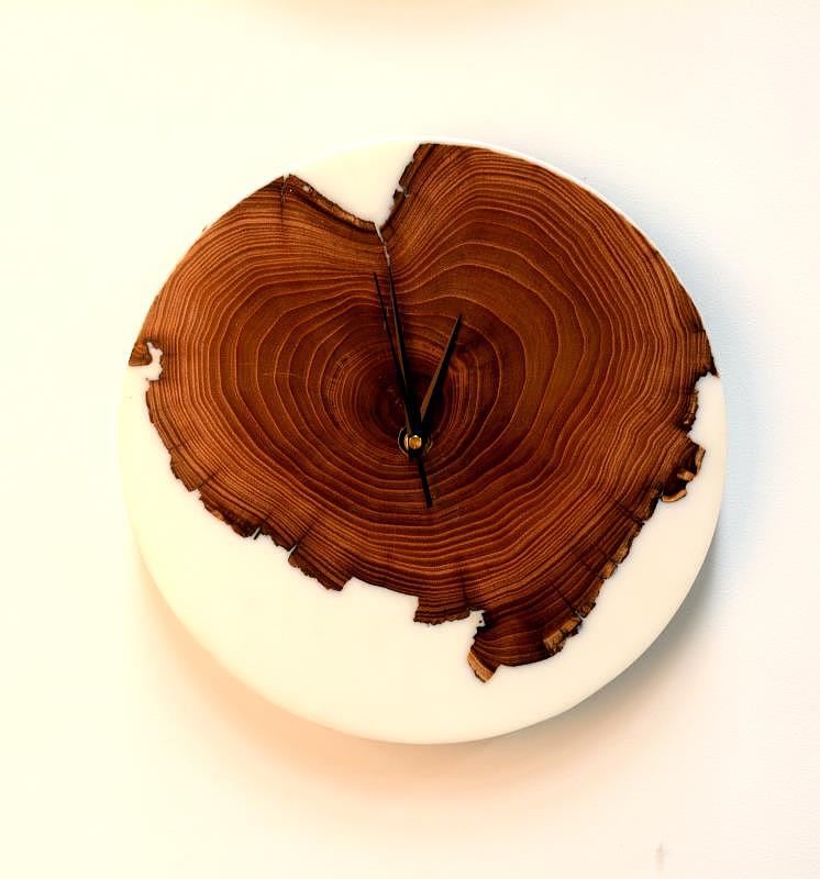 原木树脂装饰钟表（图ZMTQ2MzgxNzUy） - 生活用品 - 站酷设计师妄想器原创素材 - 站酷ZCOOL