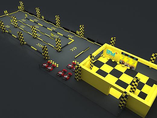 正友卡丁车设计3D效果图，定制设计各类3D效果图