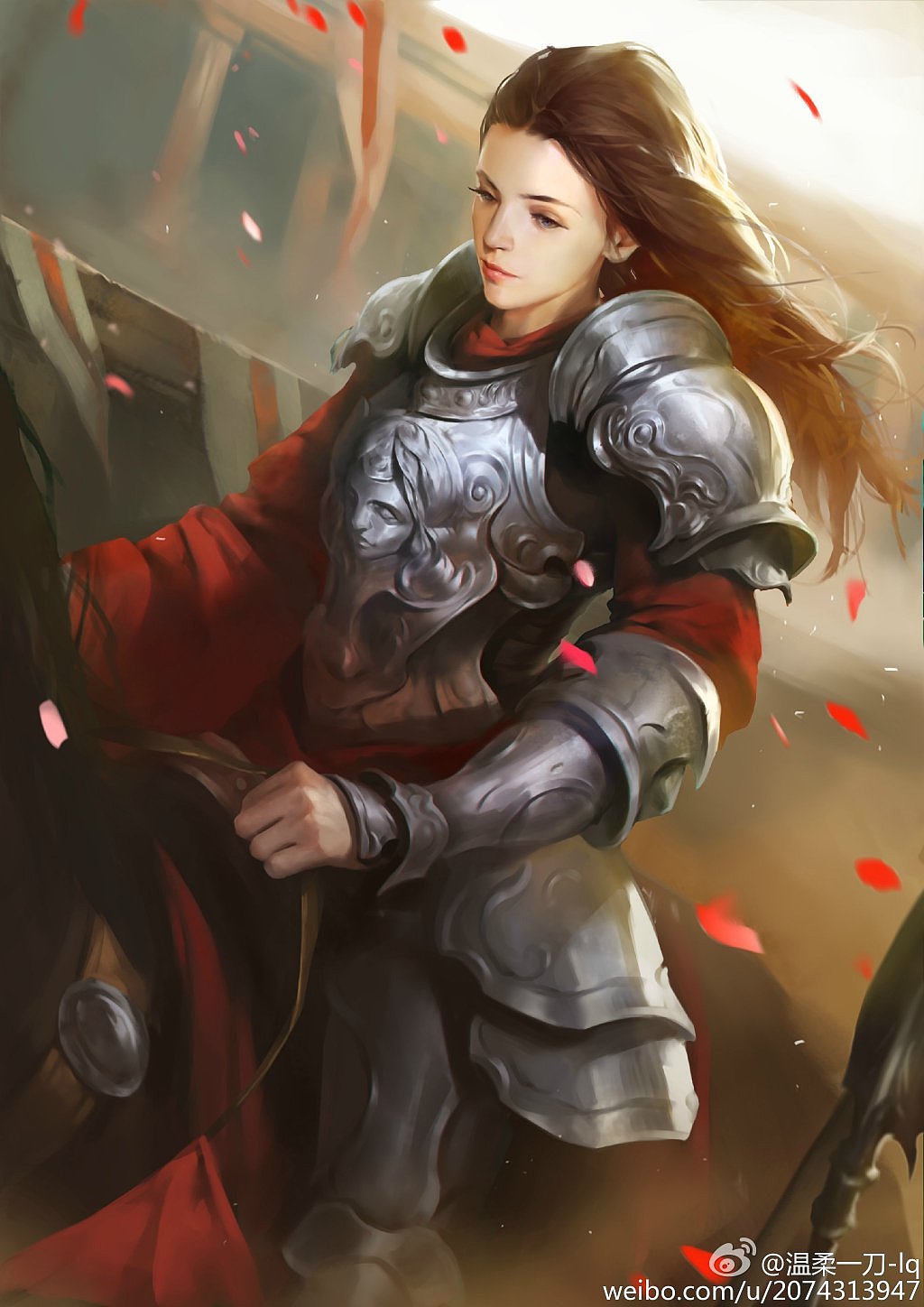 女骑士|插画|商业插画|温柔一刀lq - 原创作品 - 站酷 (zcool)