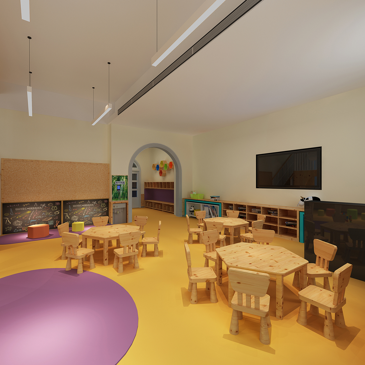 丶工作______Kindergarten（图ZNjI2NzcwNzY=） - 家装设计 - 站酷设计师张嘉胤丶原创素材 - 站酷ZCOOL