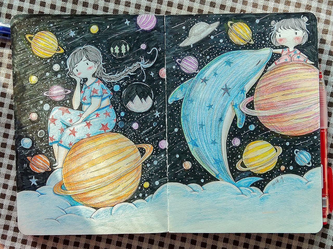 涂鸦小绘本——带娃日志