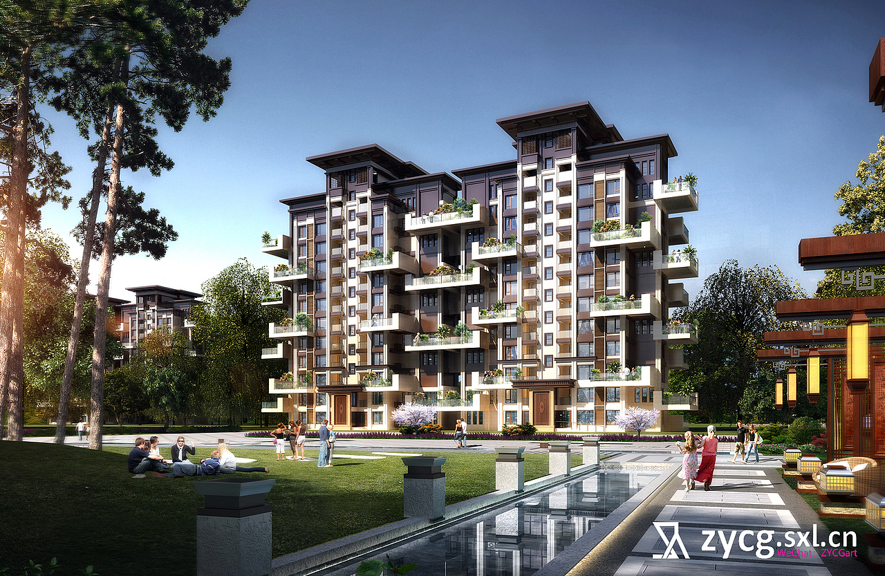 ZYCG建筑可视化（图ZMjY5Mzc4NzMy） - 建筑/空间 - 站酷设计师ZYCG原创素材 - 站酷ZCOOL