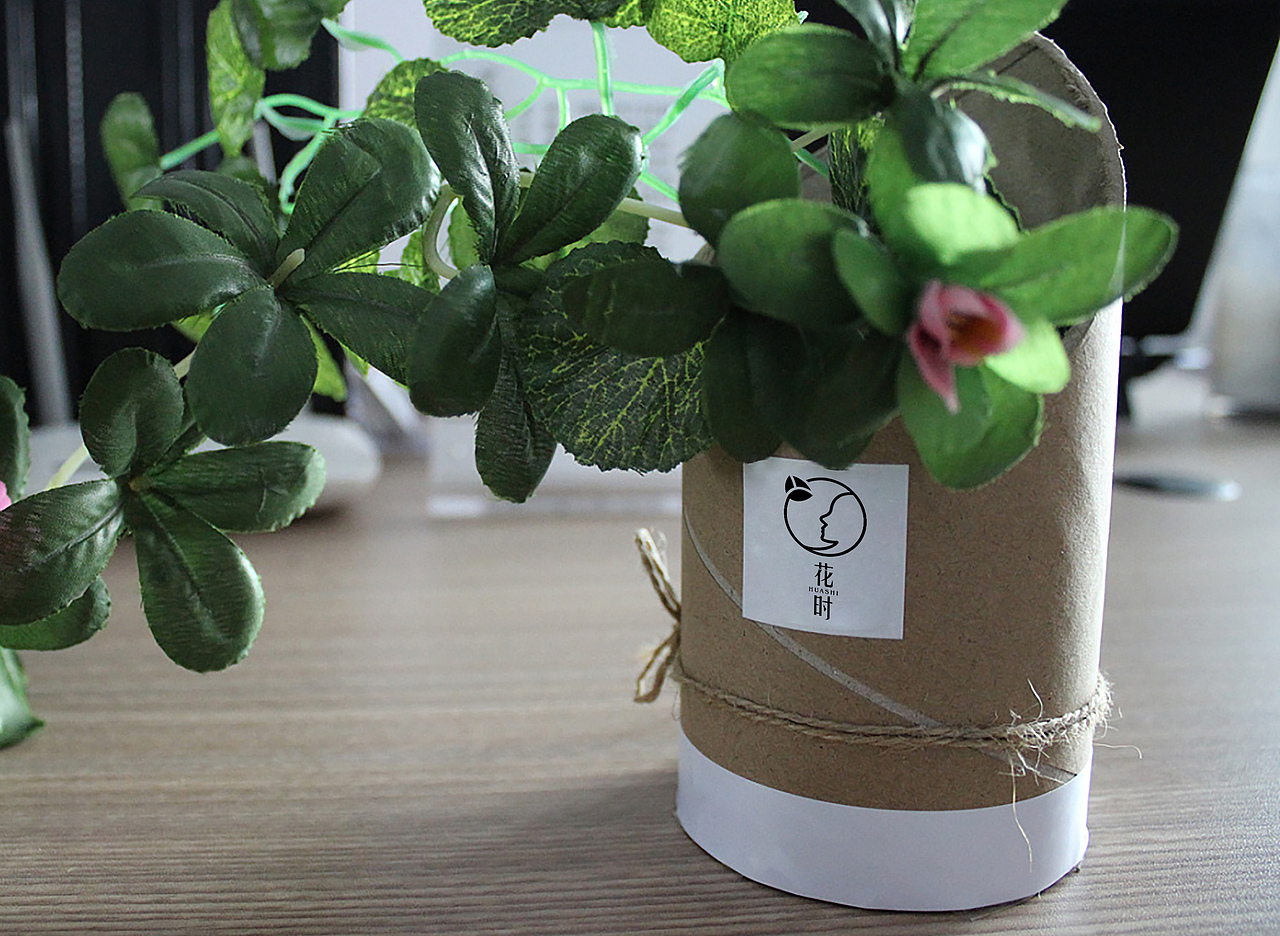 花艺logo：花时（图ZMTEyNjc2ODY4） - Logo - 站酷设计师发酵旺仔原创素材 - 站酷ZCOOL