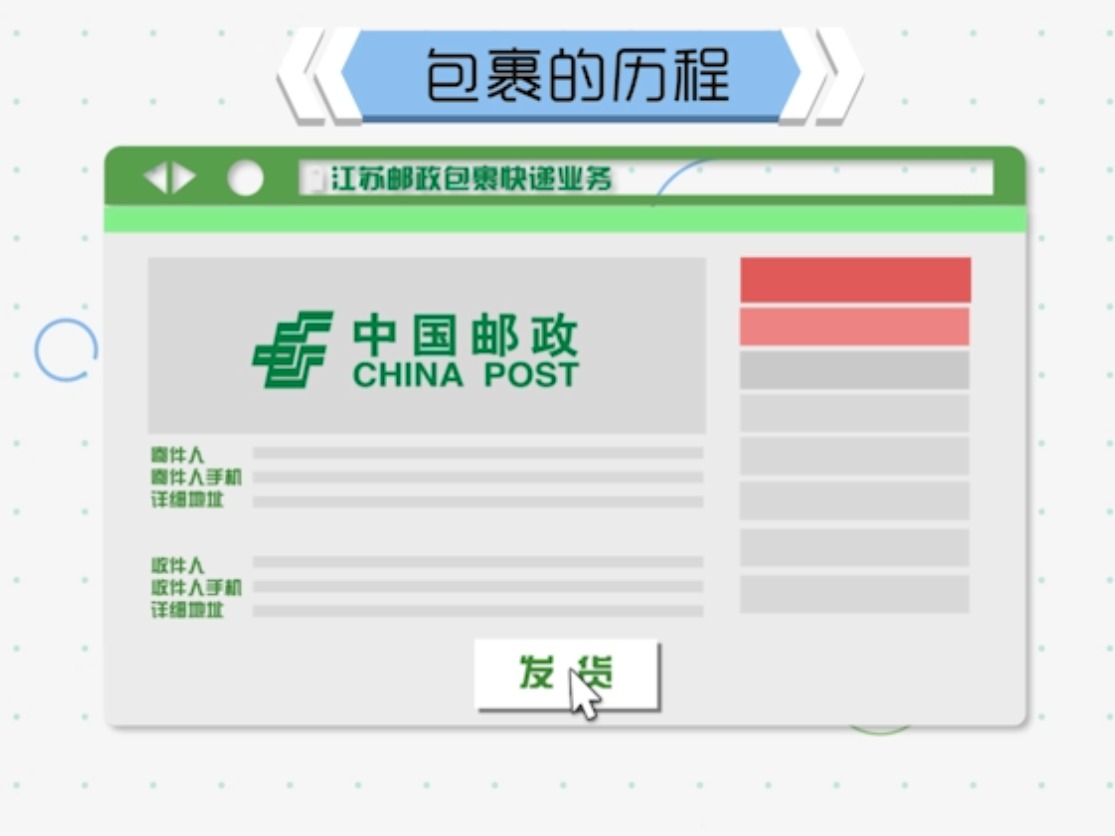 邮政国内小包业务推广图片_单页/折页_编号5308877_红动中国