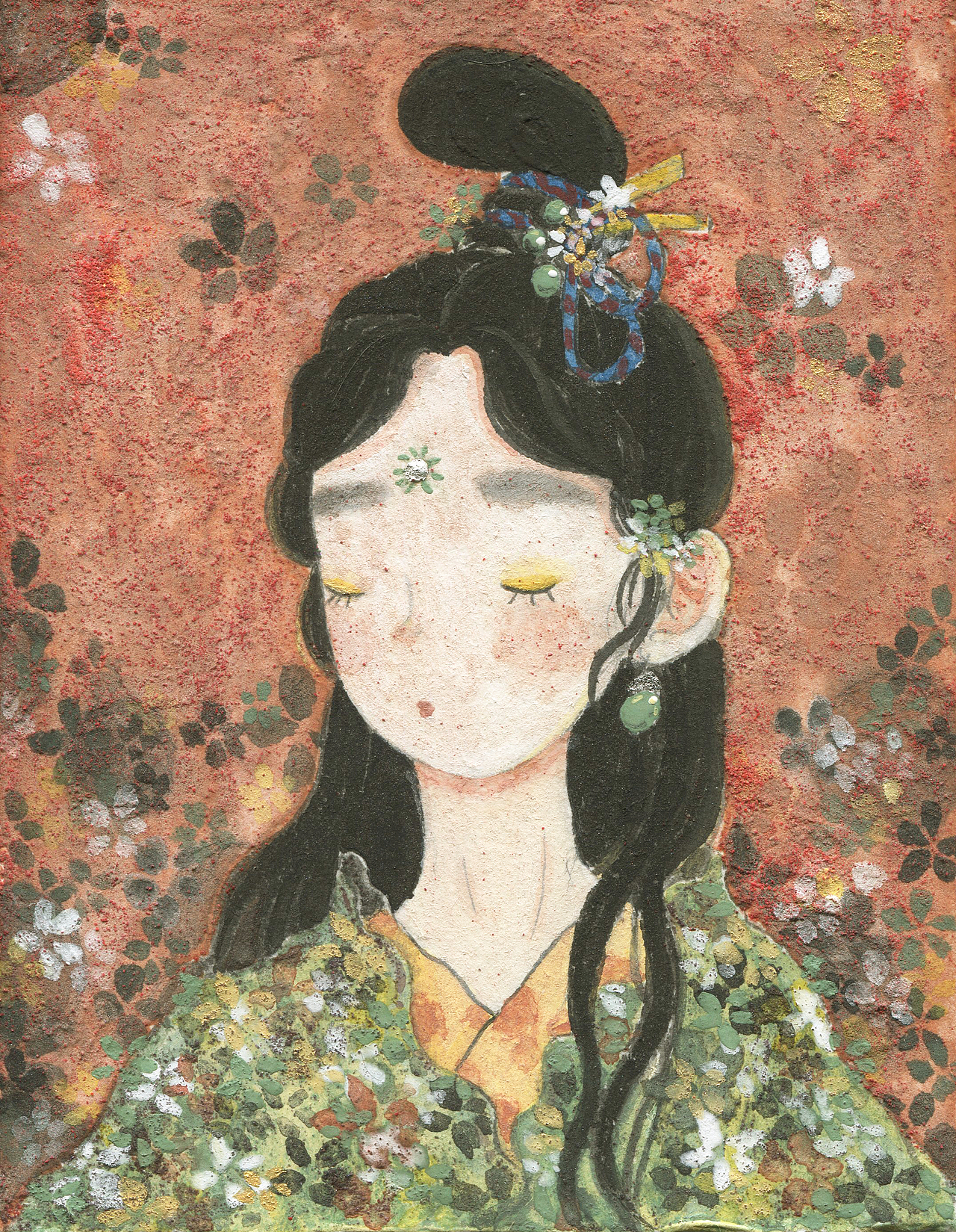 花衣（图ZMTM5MjQzOTky） - 艺术插画 - 站酷设计师张蒲原创素材 - 站酷ZCOOL