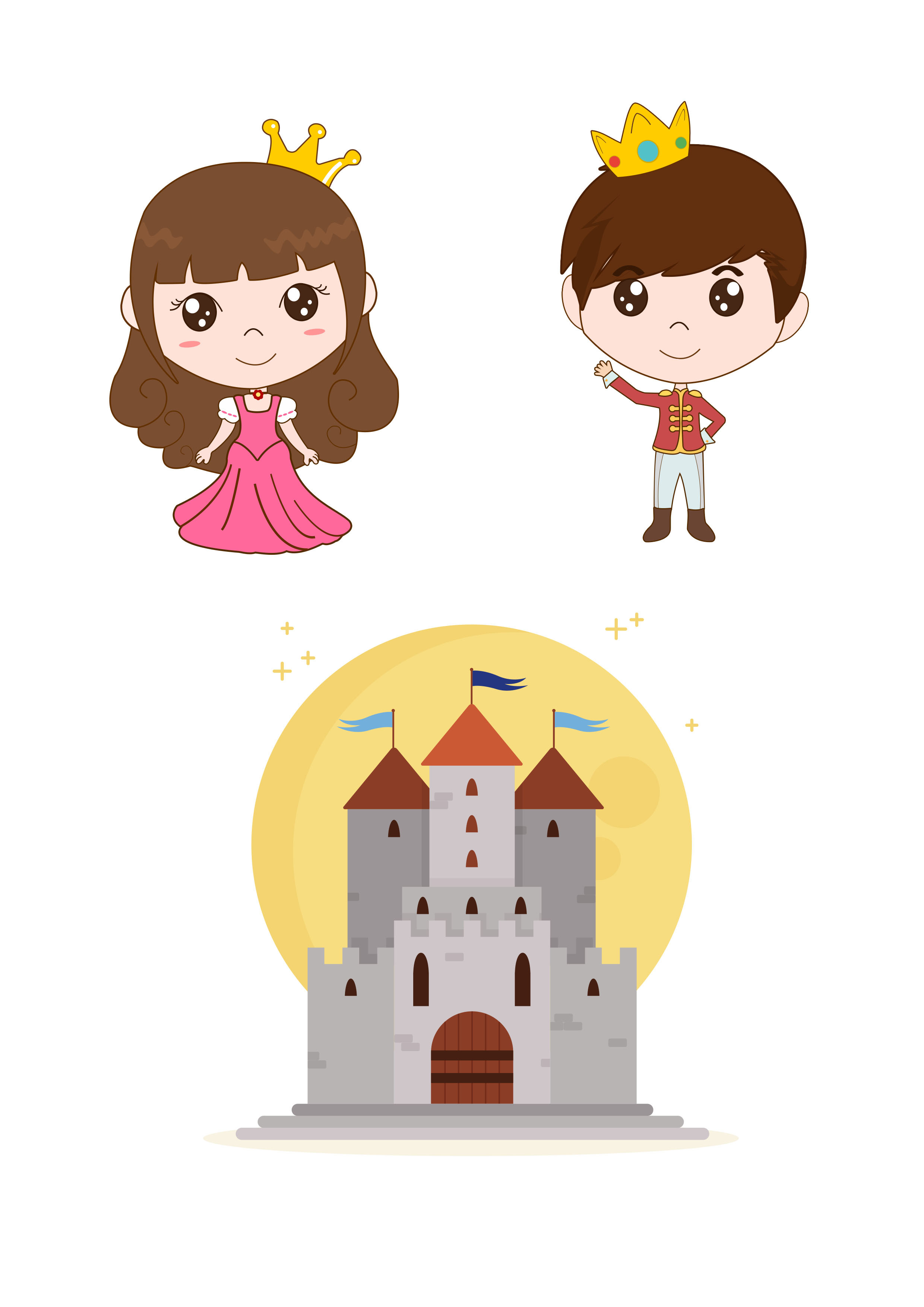 公主与王子|插画|商业插画|酱肉易凉Li10 - 原创作品 - 站酷 (ZCOOL)