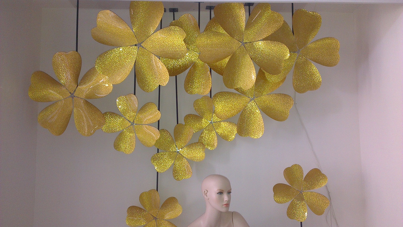 旋转风车主题,半动态橱窗