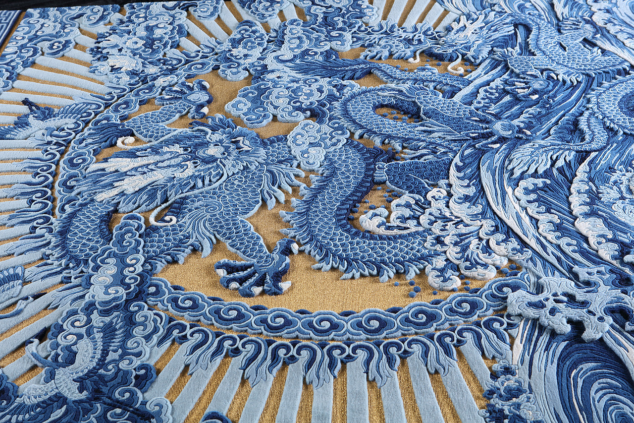 盘金毯-带子上朝