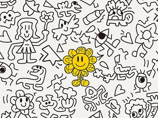 涂鸦帽子宣传图（个人主页-ZNTQ0NTkxMjA=） - 电商 - 站酷设计师小橙子阿原创素材 - 站酷ZCOOL