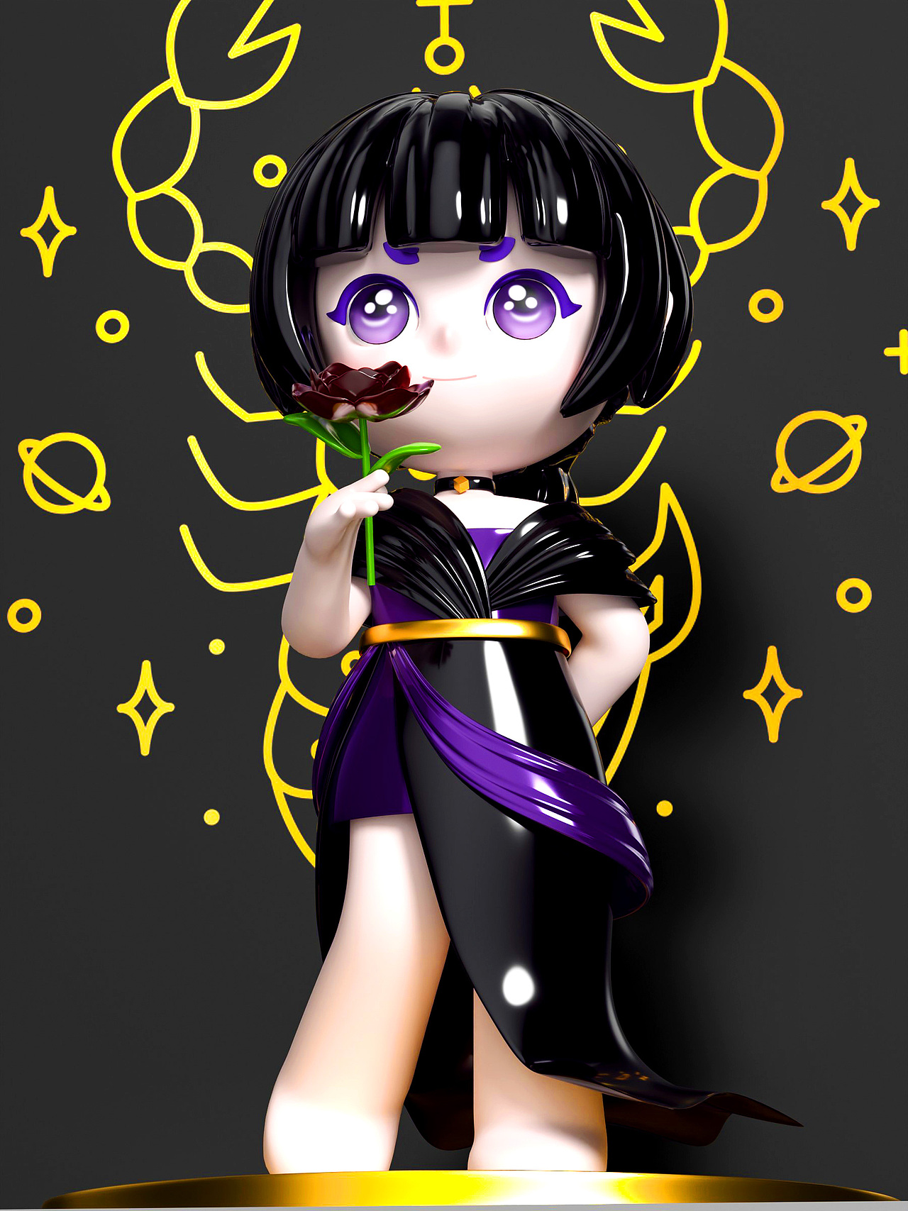 Blender第四课原创IP~「天蝎座」