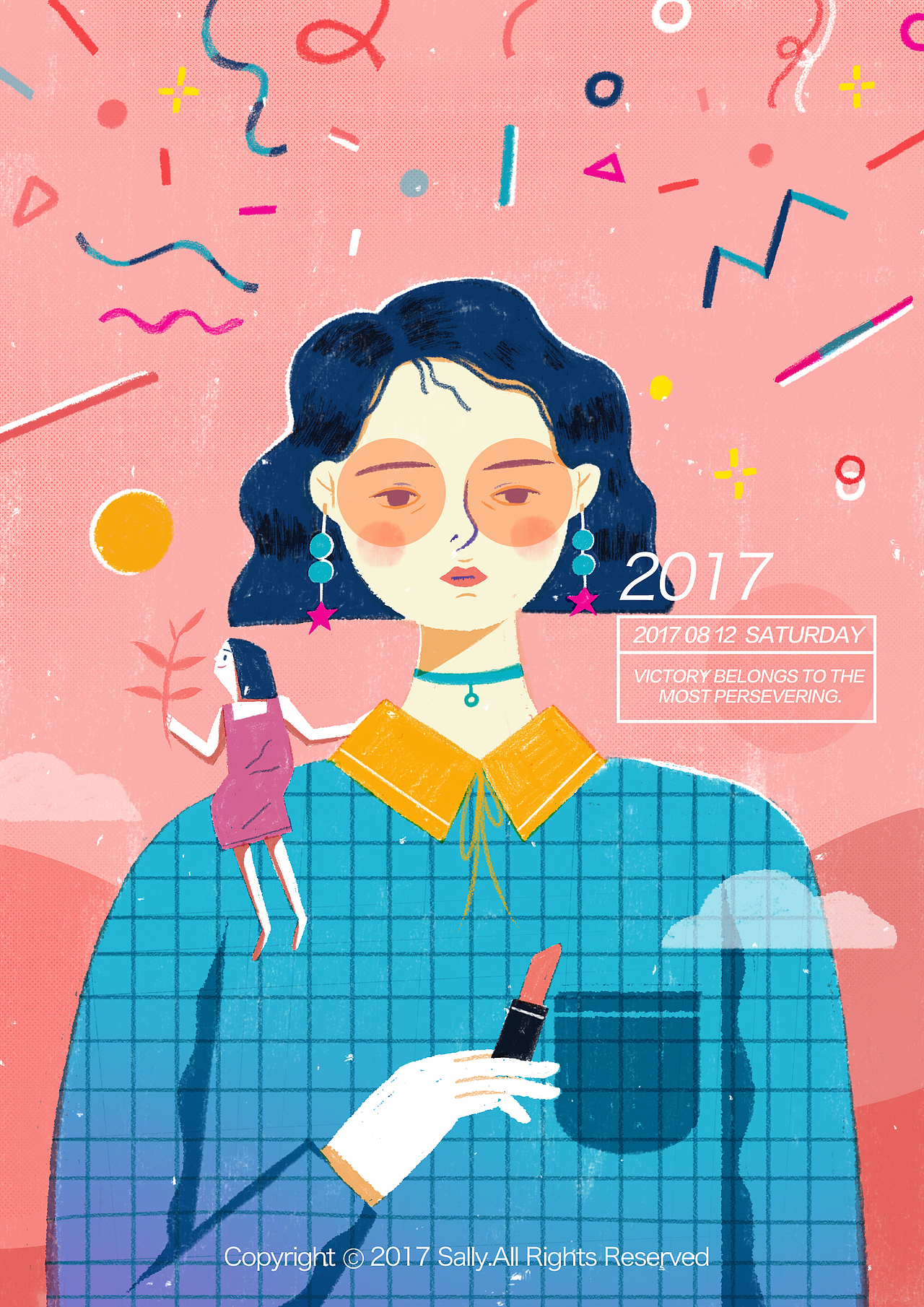 版画风格|插画|商业插画|sally关_原创作品-站酷zcool