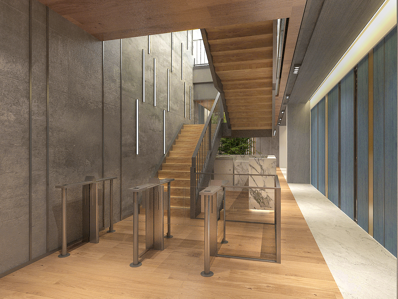 广州番禺联合办公空间设计（施工状态）