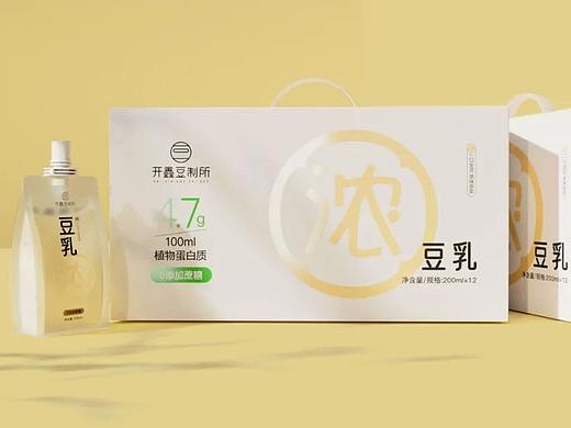 黑脉x开鑫豆制所 | 豆乳包装设计