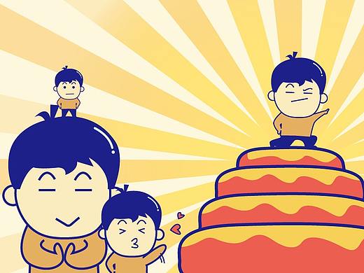 表情包——小文的一天