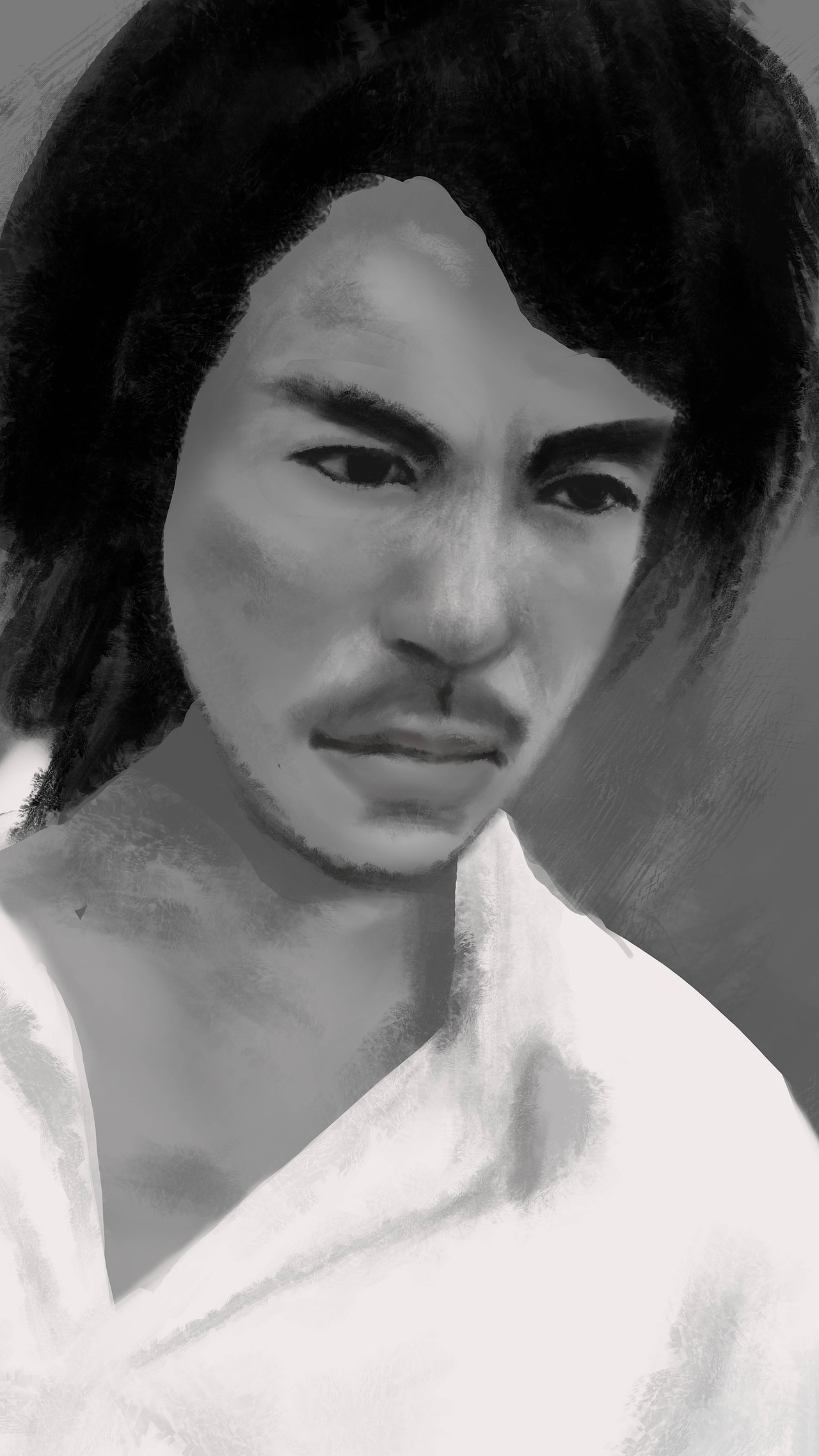 周星驰厚涂绘画过程