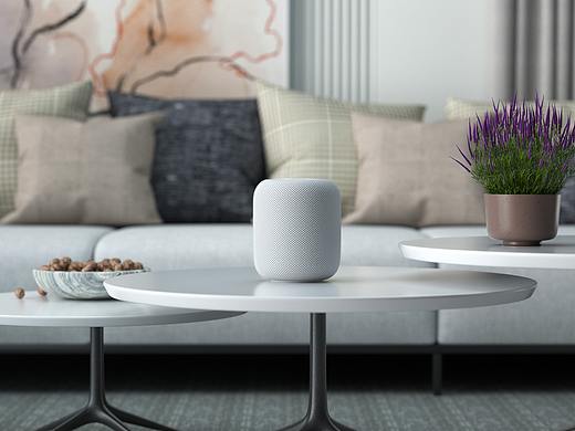 HomePod智能音箱 【产品渲染】