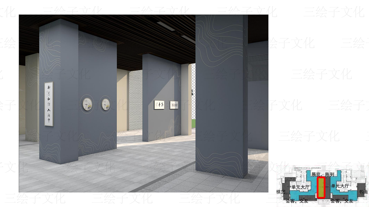 彩繪|綠城桂語朝陽|休閑空間●架空層（圖ZMjk1MjYwNTk2） - 商業(yè)空間設(shè)計 - 站酷設(shè)計師航海王啊原創(chuàng)素材 - 站酷ZCOOL