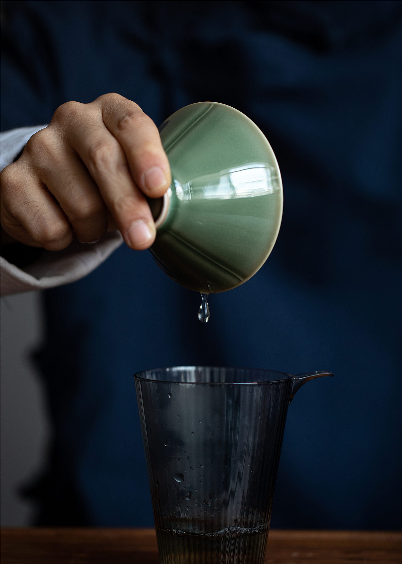 青瓷盖碗/越窑青瓷茶具