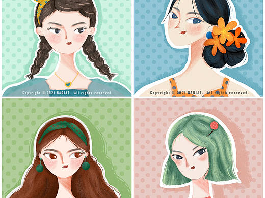 波点女孩 by BAQIAT(附应用效果)